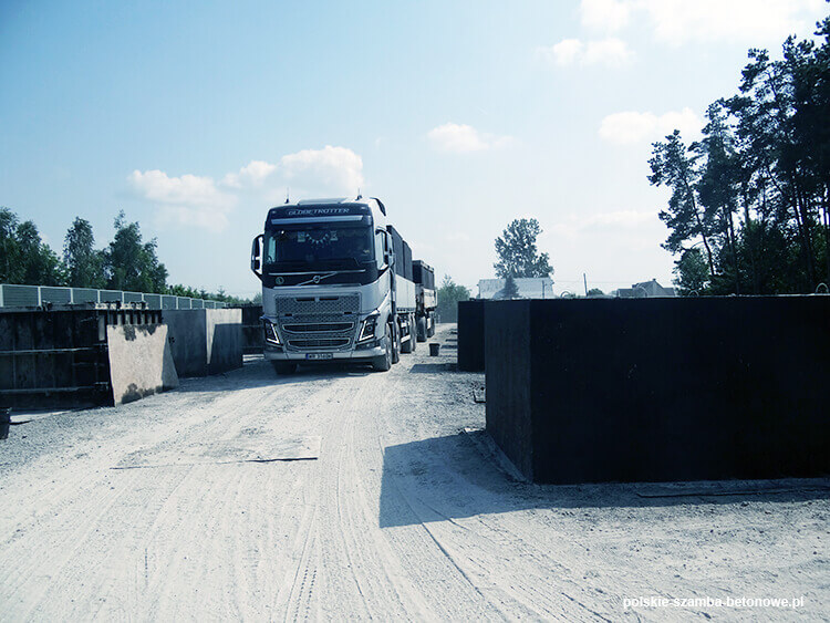 Transport szamb betonowych  w Legnicy